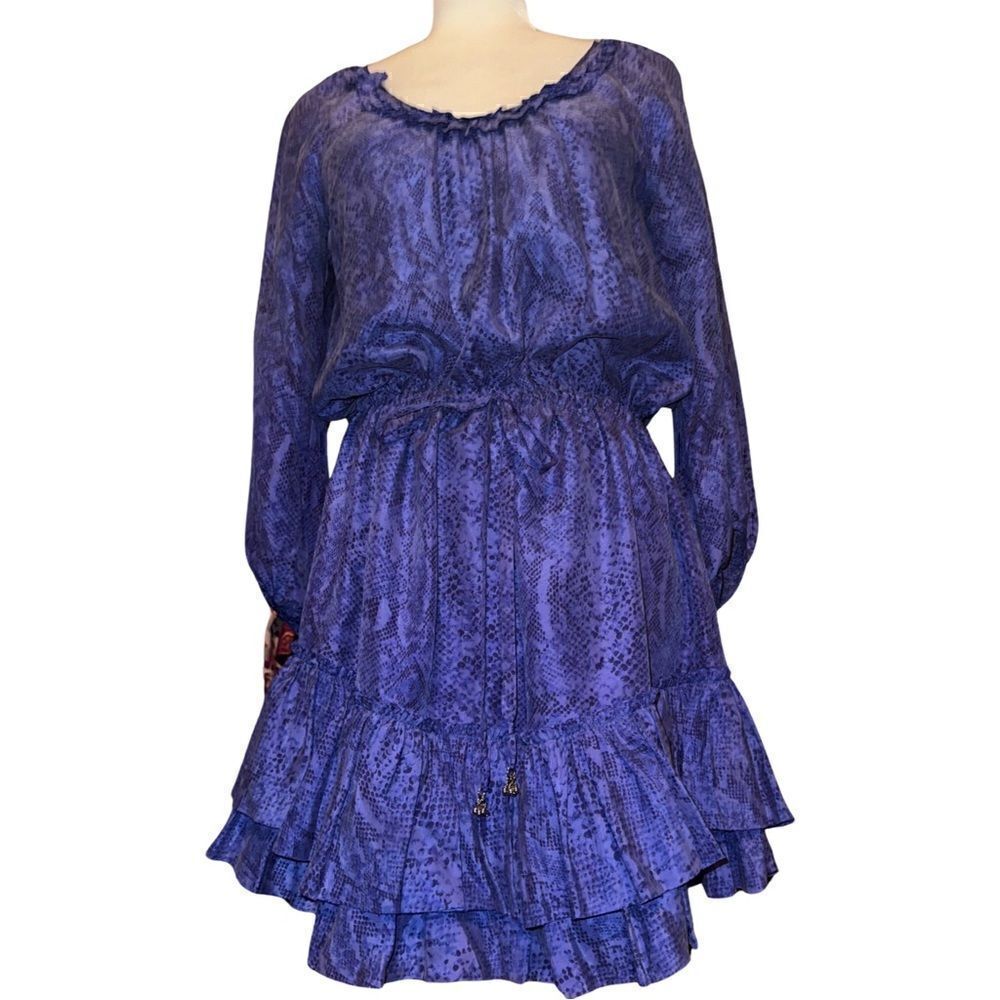 Rebecca Taylor Python Print Dress Size 2 - Picture 4 of 7